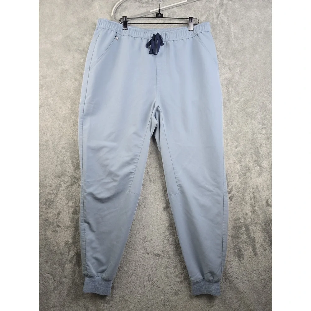 FIGS Mens Tansen Jogger Scrub Pants Mens XL Blue Technical Collection Medical